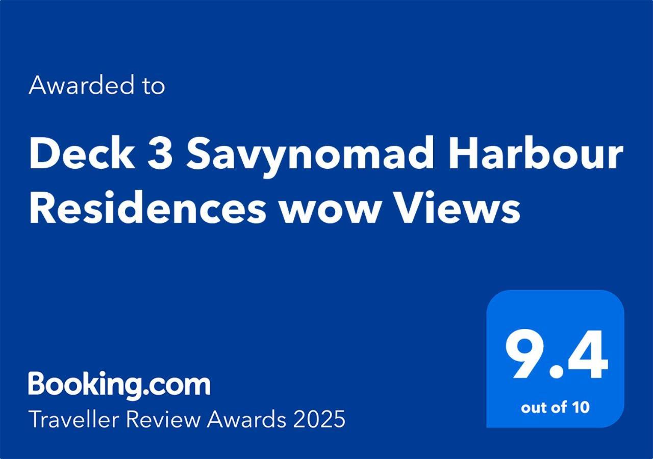 Deck 3 Savynomad Harbour Residences Wow Views Cospicua Esterno foto